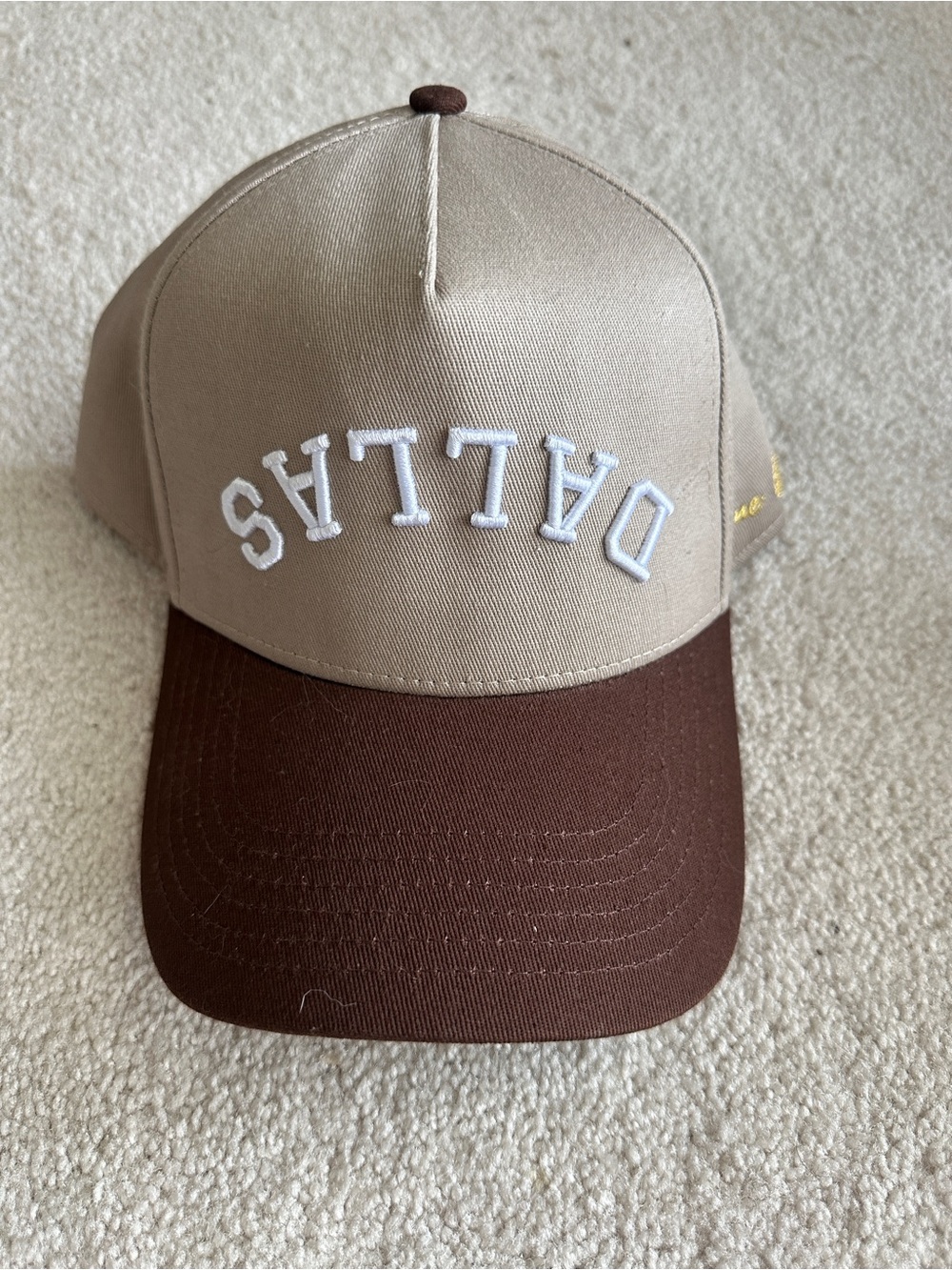 DALLAS TRUE BRVND Snap back Hat
